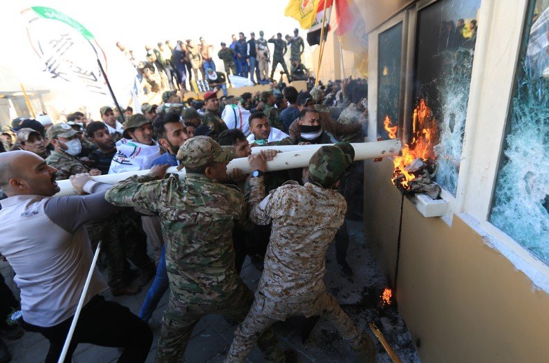 US embassy evacuation Iraq Iran tensions