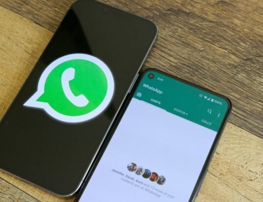 WhatsApp app on iPhone