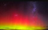 aurora over kaikoura new zealand