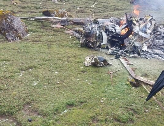 kedarnath helicopter crash site