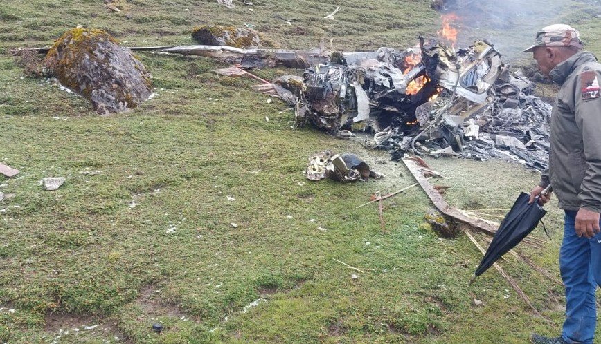 kedarnath helicopter crash site