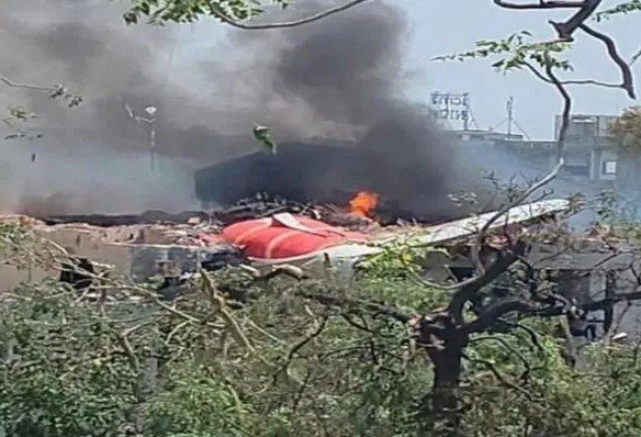 Air India Ahmedabad crash site