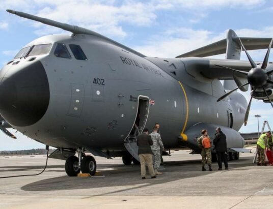 British Royal Air Force A400M Atlas aircraft