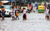 Delhi rain waterlogging Kamala Nagar