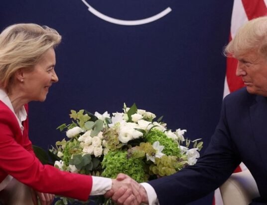 Donald Trump Ursula von der Leyen Turnberry