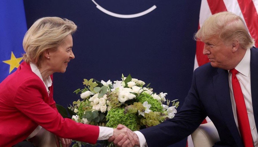 Donald Trump Ursula von der Leyen Turnberry