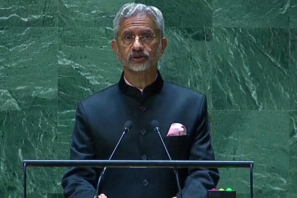 S Jaishankar UN speech exhibition human cost of terrorism