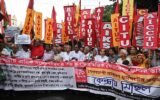 bharat bandh 2025 india protest workers unions
