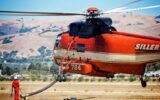 cal fire helicopter water drop butte