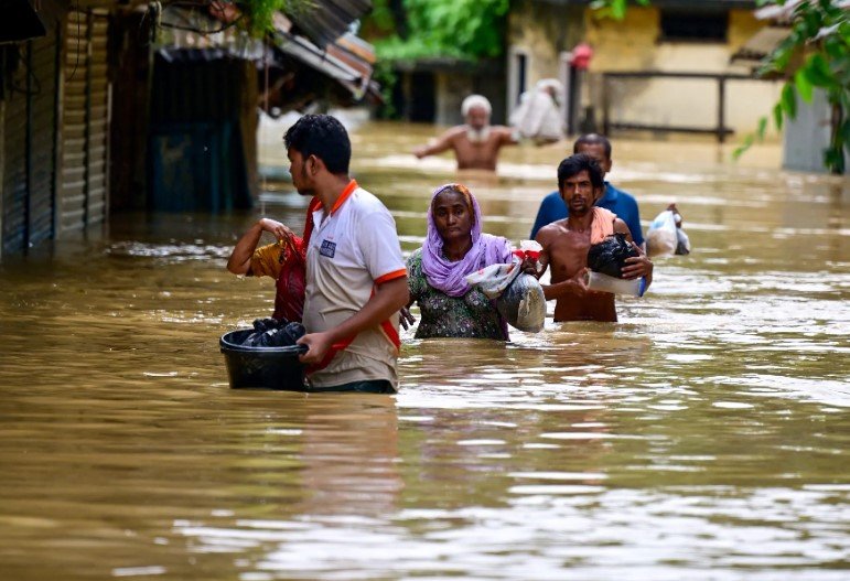 coxs bazar flood landslide gps mapping bangladesh