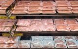 packaged chicken meat at grocery