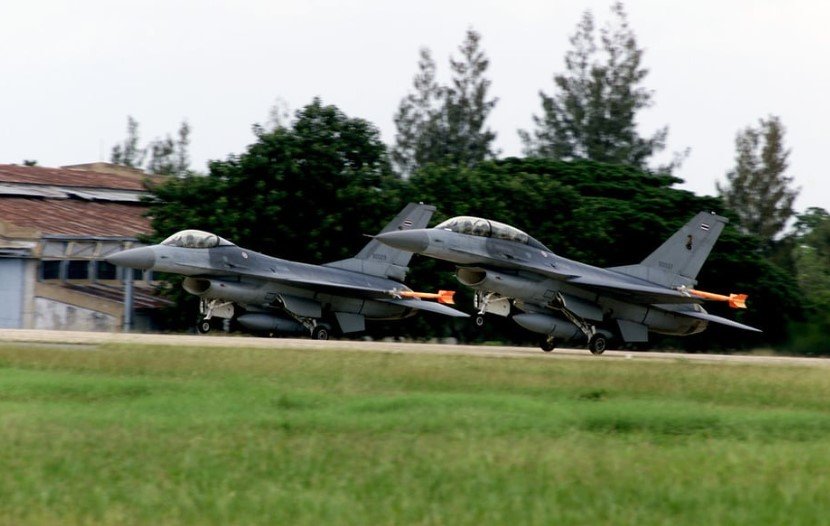 thai f-16 jets border cambodia attack