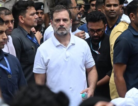 Rahul Gandhi protest India Election