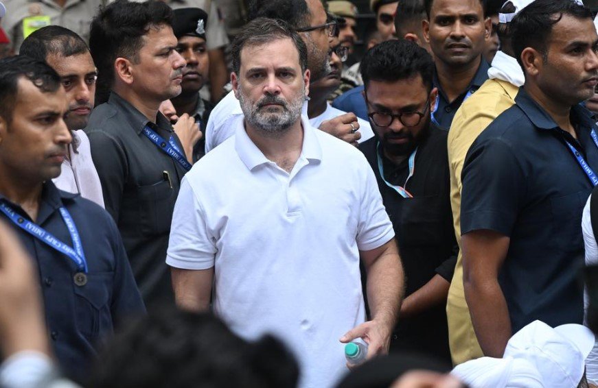 Rahul Gandhi protest India Election