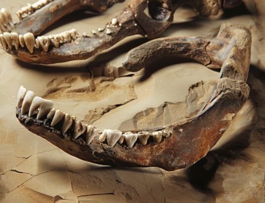 ancient human jawbone fossil