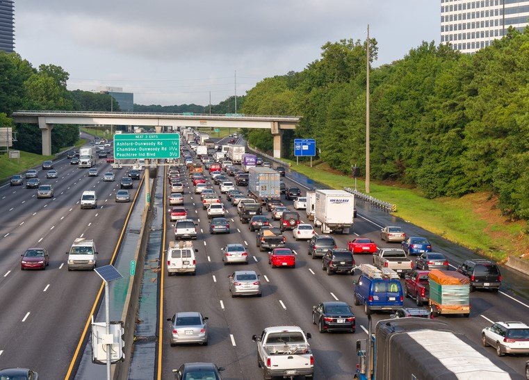 georgia 400 express lanes construction traffic atlanta