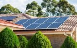 solar panels on house
