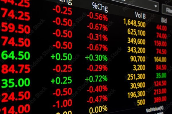 stock market display