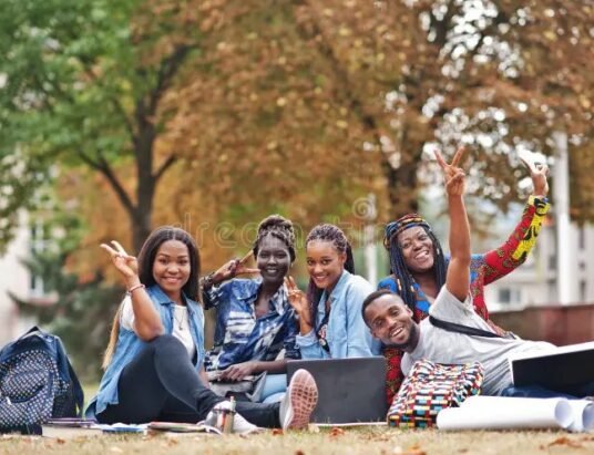 university campus students