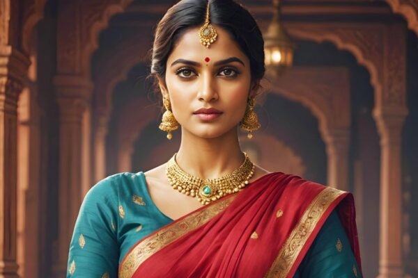 AI saree edit