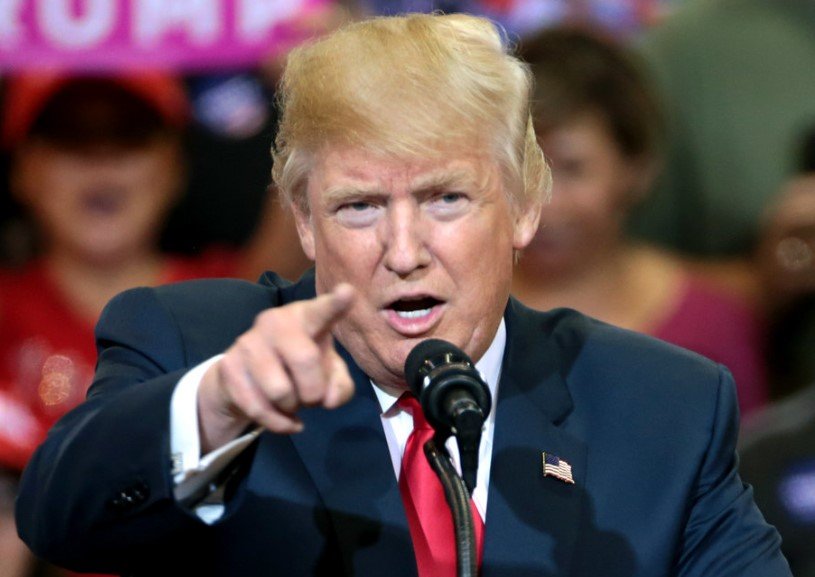 Donald Trump speaking