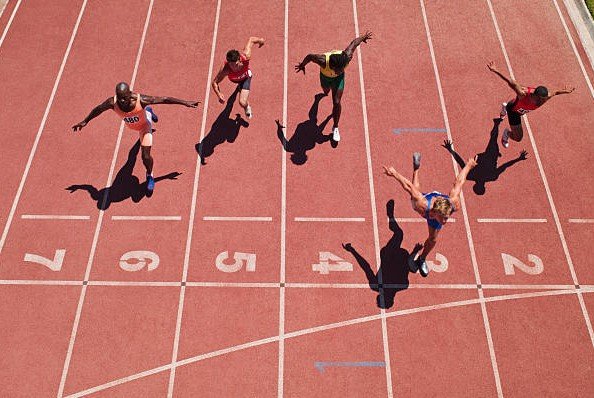 athletics track race
