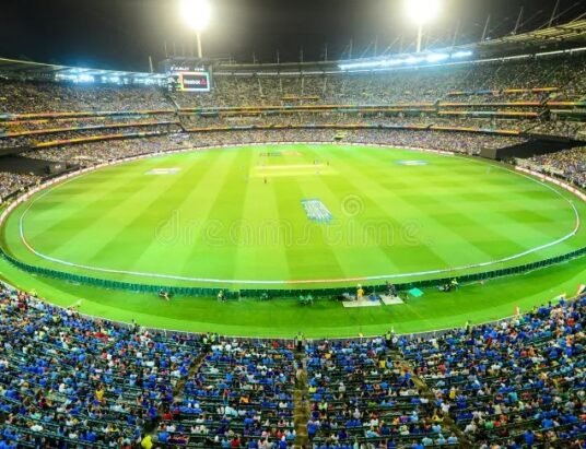 cricket match stadium