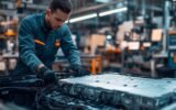 electric vehicle battery factory