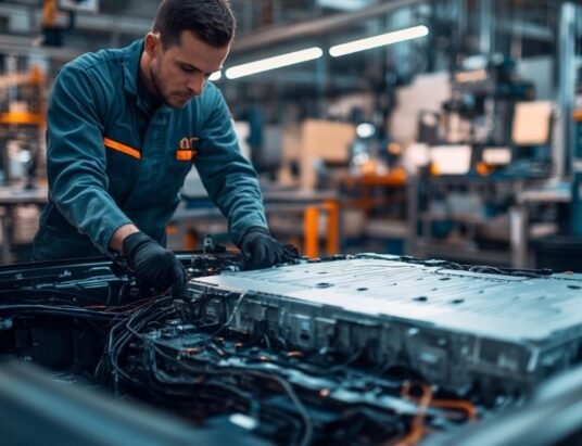 electric vehicle battery factory