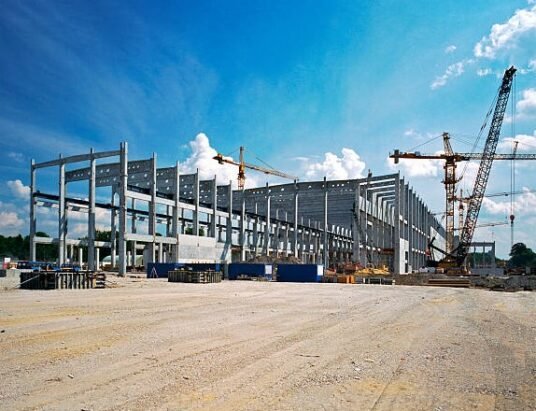 factory construction site