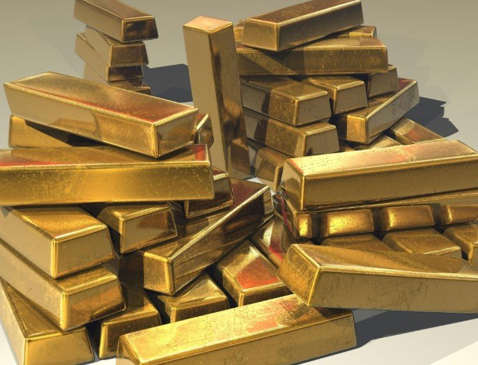 gold bars stack