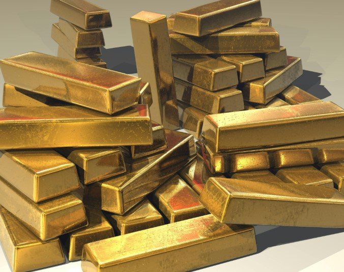 gold bars stack