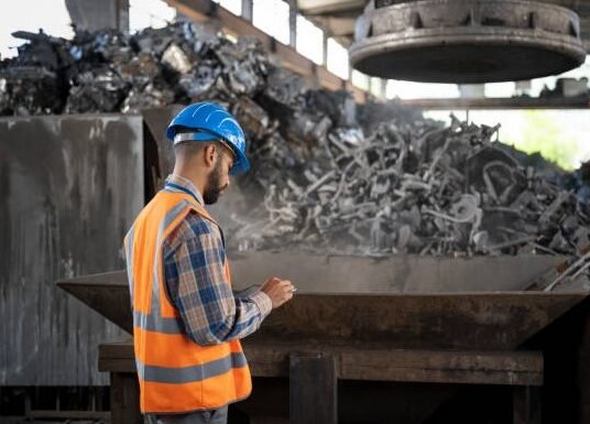metal recycling plant