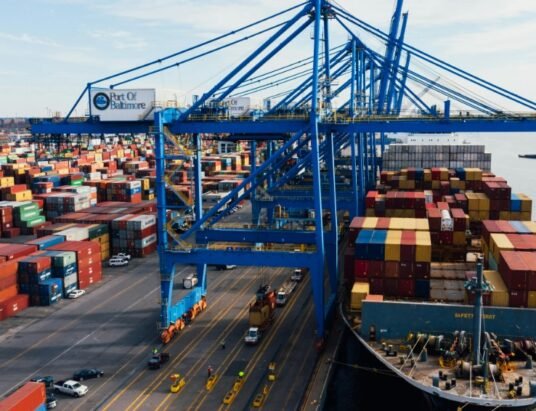 port cargo ships