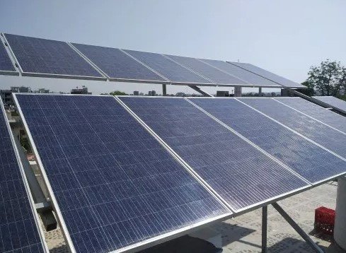 solar panels in India