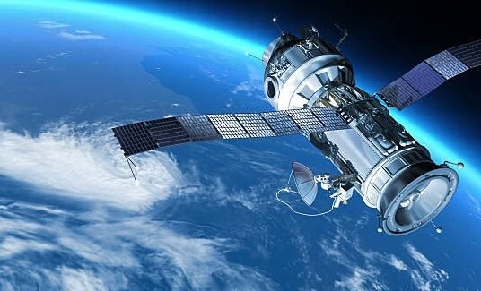 space satellite landing