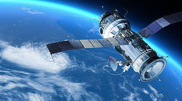 space satellite landing