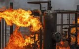chemical plant fire