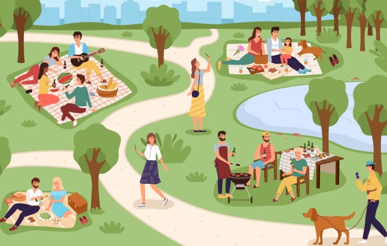 family picnic park