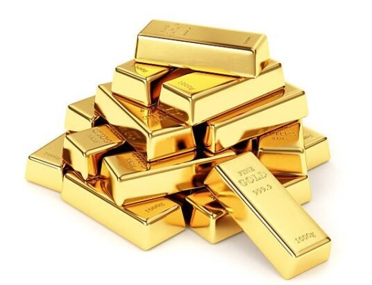 gold bars stack