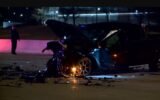 highway crash scene