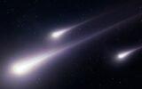 meteor shower night sky