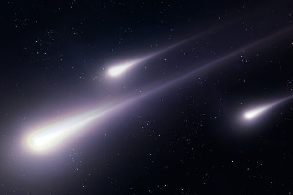 meteor shower night sky