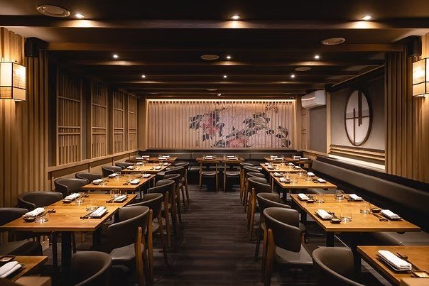 sushi restaurant interior
