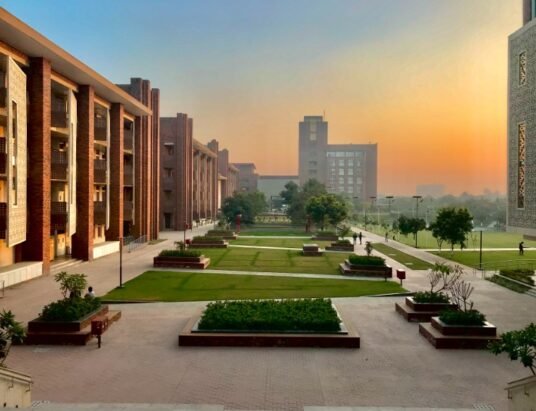 university campus during crisis