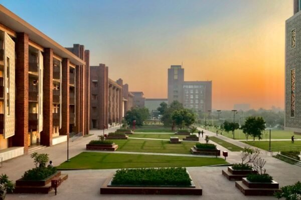 university campus during crisis