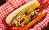 Chicago style hot dog restaurant