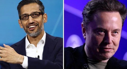 Elon Musk and Sundar Pichai