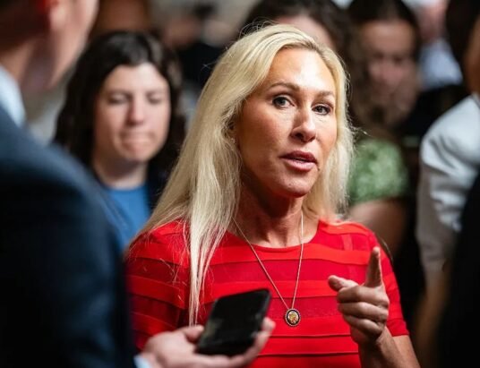 Laura Loomer and Marjorie Taylor Greene