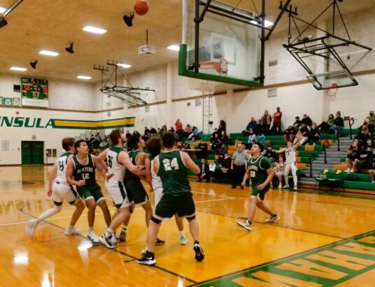 college basketball game